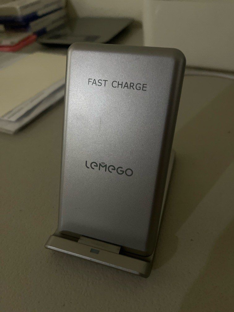 Lemego Wireless Charger with Anker Cable (Category: Chargers & Cables) located in San Juan City. Submitted by mnatividad (Listing ID 1382585016, Image 1). Description: Wireless Charger stand with light Input: 5V / 9V Output: 10W Anker usbc t usbc cable included (brand new).