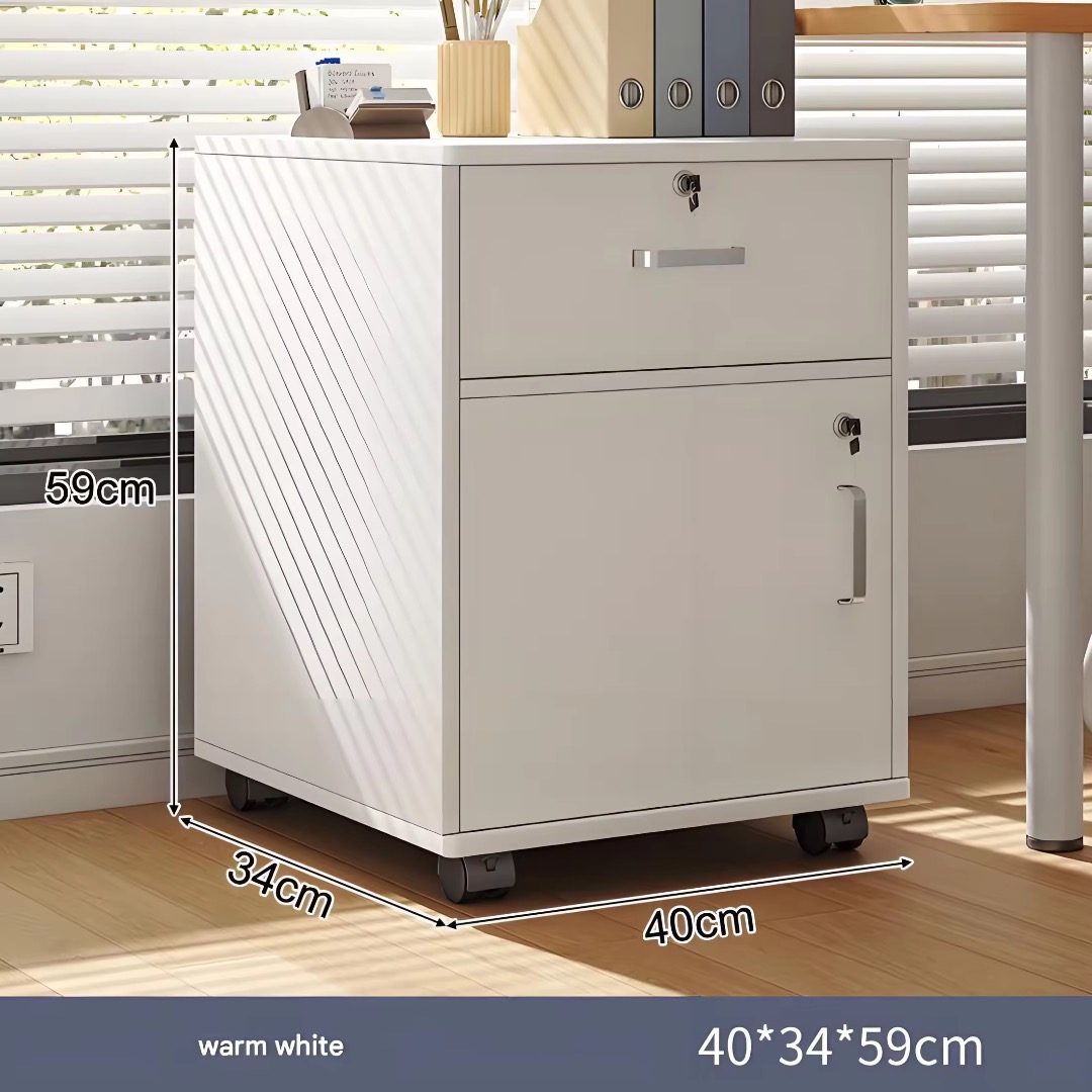 Lockable Filing Cabinet Drawer | Under Desk Storage Cabinet | Rolling ...