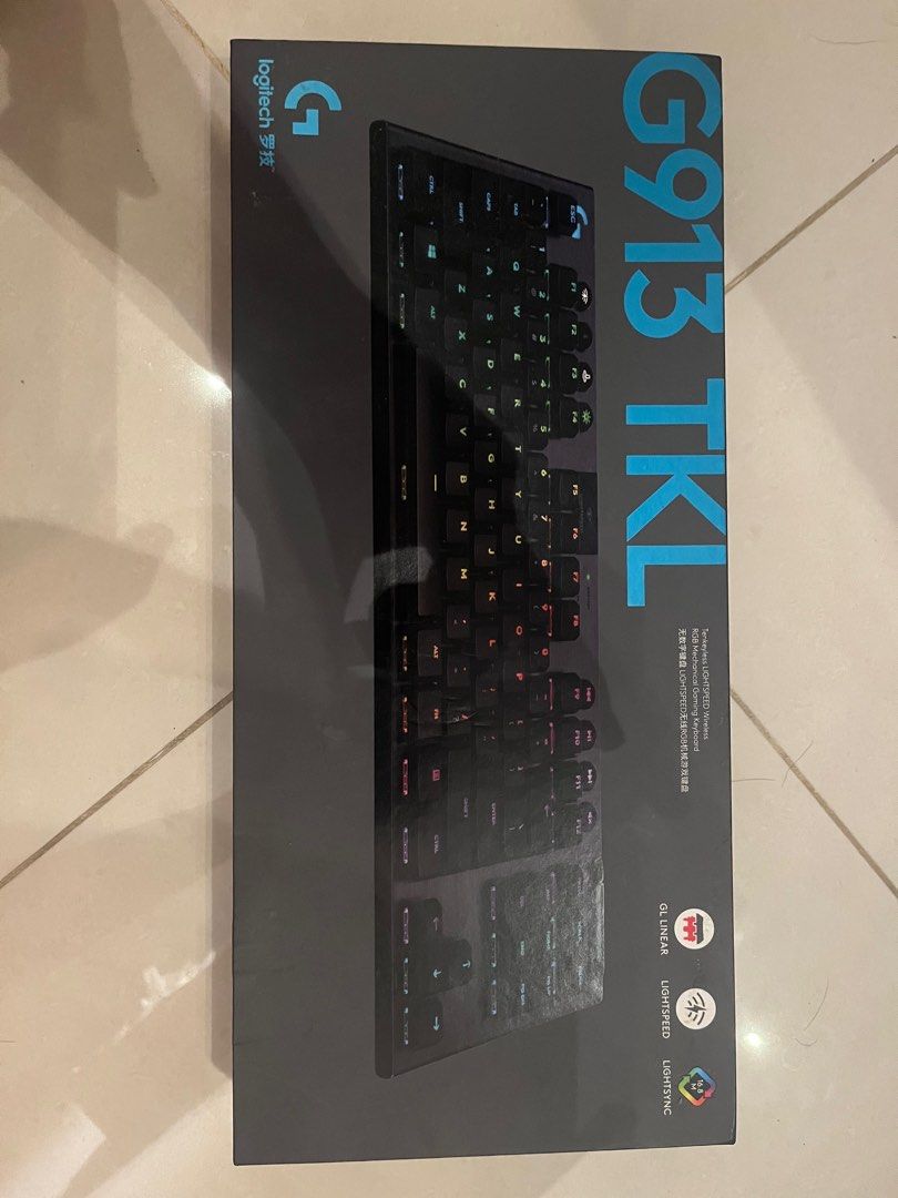 Logitech G915 G913 TKL Linear Wireless Mechanical Keyboard