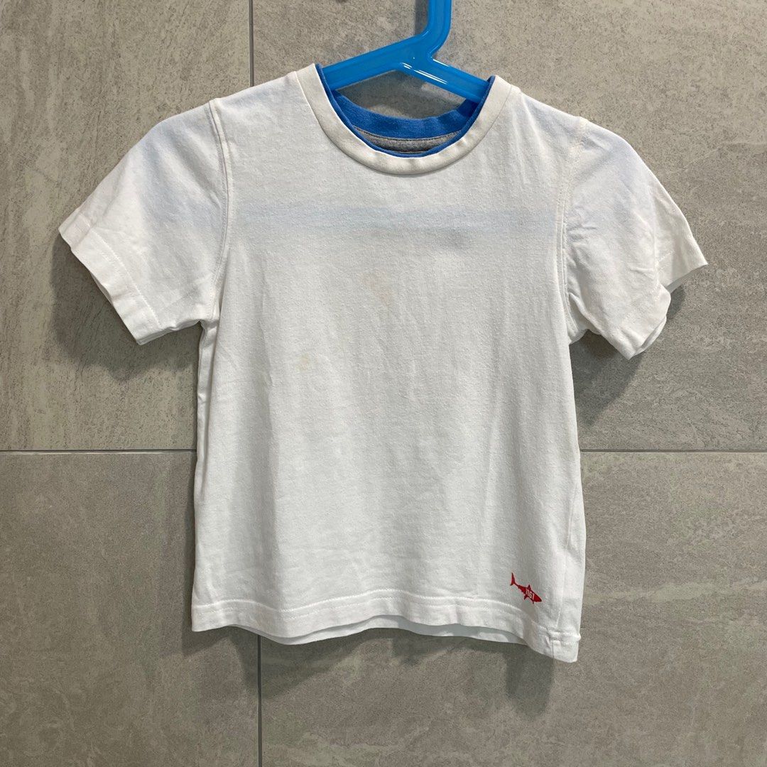 Mothercare white shirt (Category: Babies & Kids Fashion) located in Subang Jaya. Submitted by mojosells (Listing ID 1382537900, Image 1). Description: 💯 authentic Fair condition, has some faint stains in the middle 18-24 months Item is from a smoke free & pet free home .