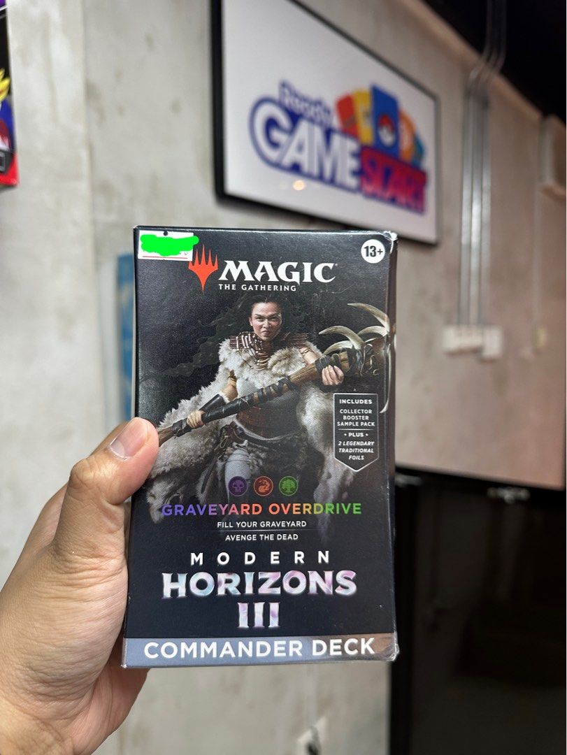 MTG Graveyard Overdrive Commander deck (Category: Raw Singles) located in Tarlac. Submitted by gamepoy (Listing ID 1382638770, Image 1). Description: Magic The Gathering Modern Horizons III Graveyard Overdrive Commander deck.