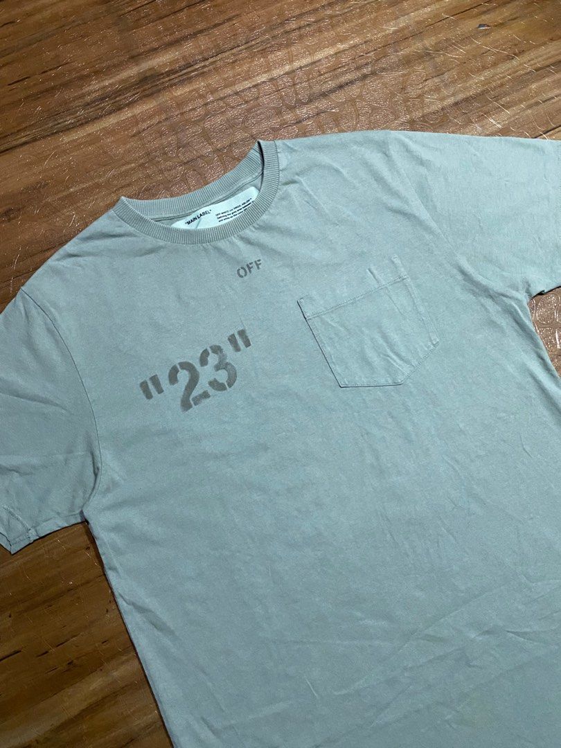 OFF WHITE CLASS OF 2013 PRINTED EMBROIDERED TEE (Category: Tshirts & Polo Shirts ) located in Cebu City. Submitted by junkloot.ph (Listing ID 1382669081, Image 3). Description: OFF WHITE CLASS OF 2013 PRINTED EMBROIDERED TEE Size Medium W20 L28.5 Color rate 9.5/10 Condition 9.5/10 No issue.