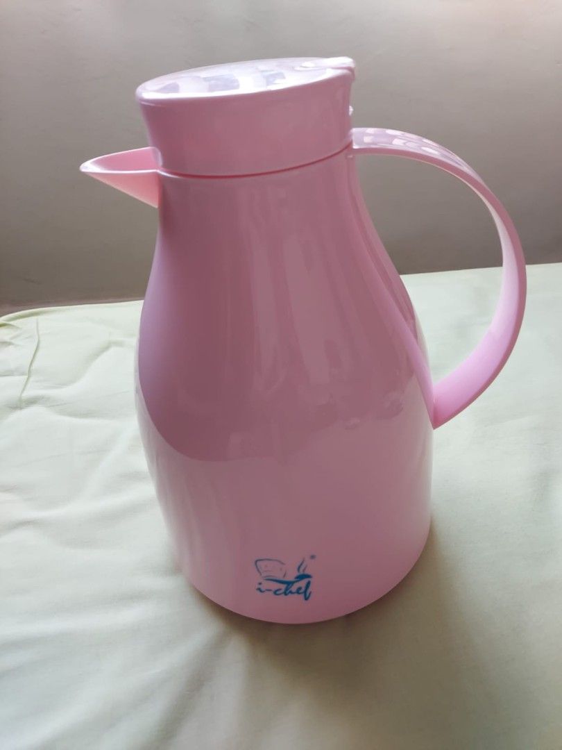 Pink i-chef Thermos Flask / Hot water flask