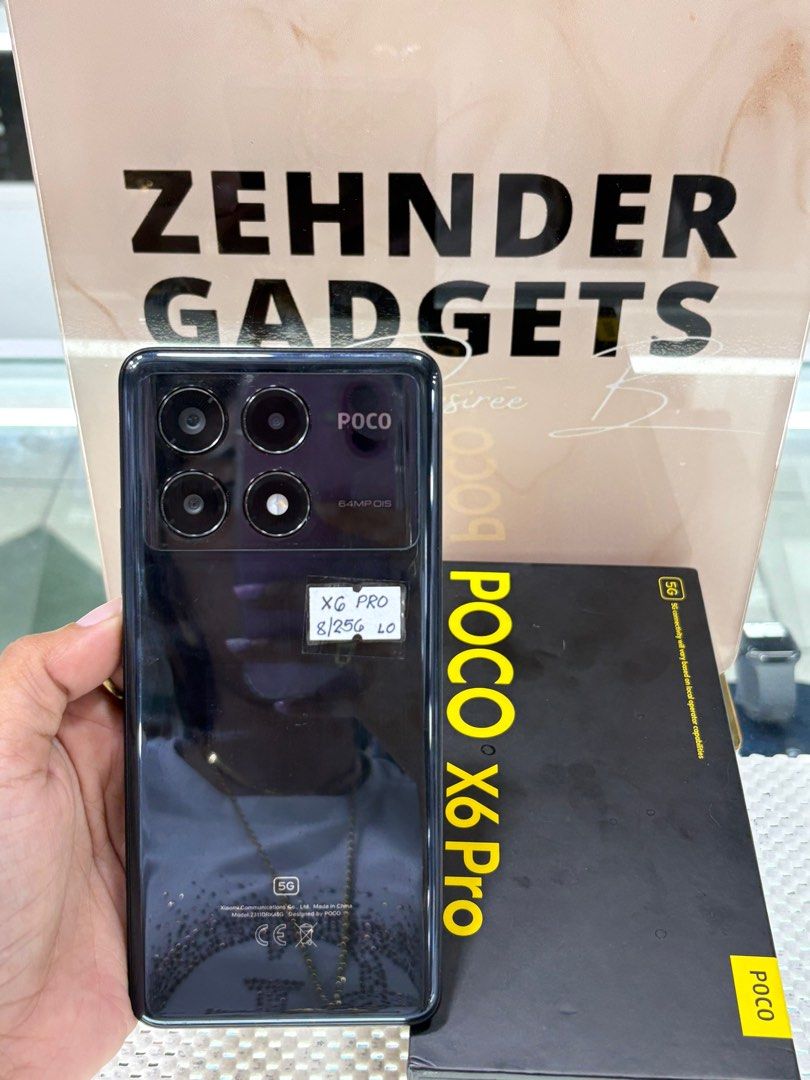POCO X6 PRO 8/256GB OPENLINE (GLOBAL VERSION) (Category: Xiaomi) located in San Juan City. Submitted by desireebayal96 (Listing ID 1382667801, Image 1). Description: POCO X6 PRO 5G * 8/256GB * DUAL SIM * OPENLINE * 97% SMOOTH * NO ISSUE * NO HISTORY OF REPAIR * WITH BOX SAME SERIAL * NO CHARGER NOTE: DI LANG MASYADONG MAKINIS ANG LIKOD DAHIL SA MARKS NG CASE. OPEN FOR COD SAME DAY DELIVERY PLUS SHIPPING FEE MESSAGE ME DIRECTLY FOR MORE INFO Store
