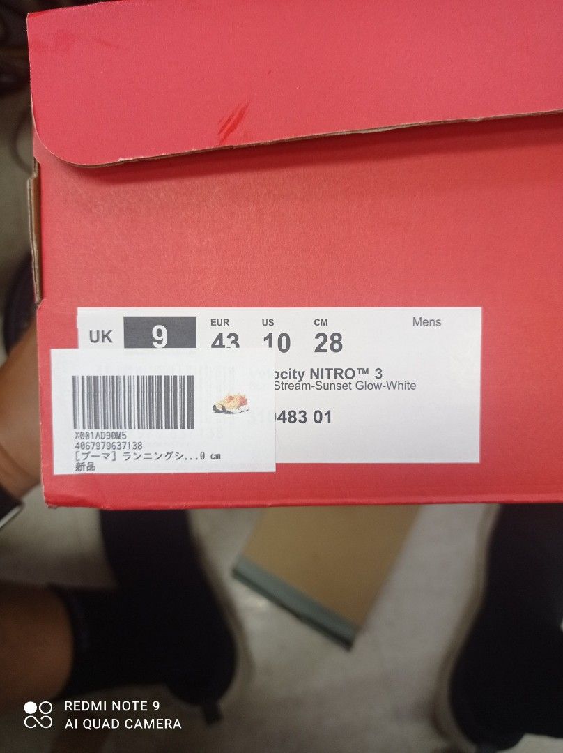 Puma velocity nitro 3 (Category: Sneakers) located in Caloocan City. Submitted by chinochino (Listing ID 1382635449, Image 2). Description: FS used for 5km run slightly nego rfs : change of plan.