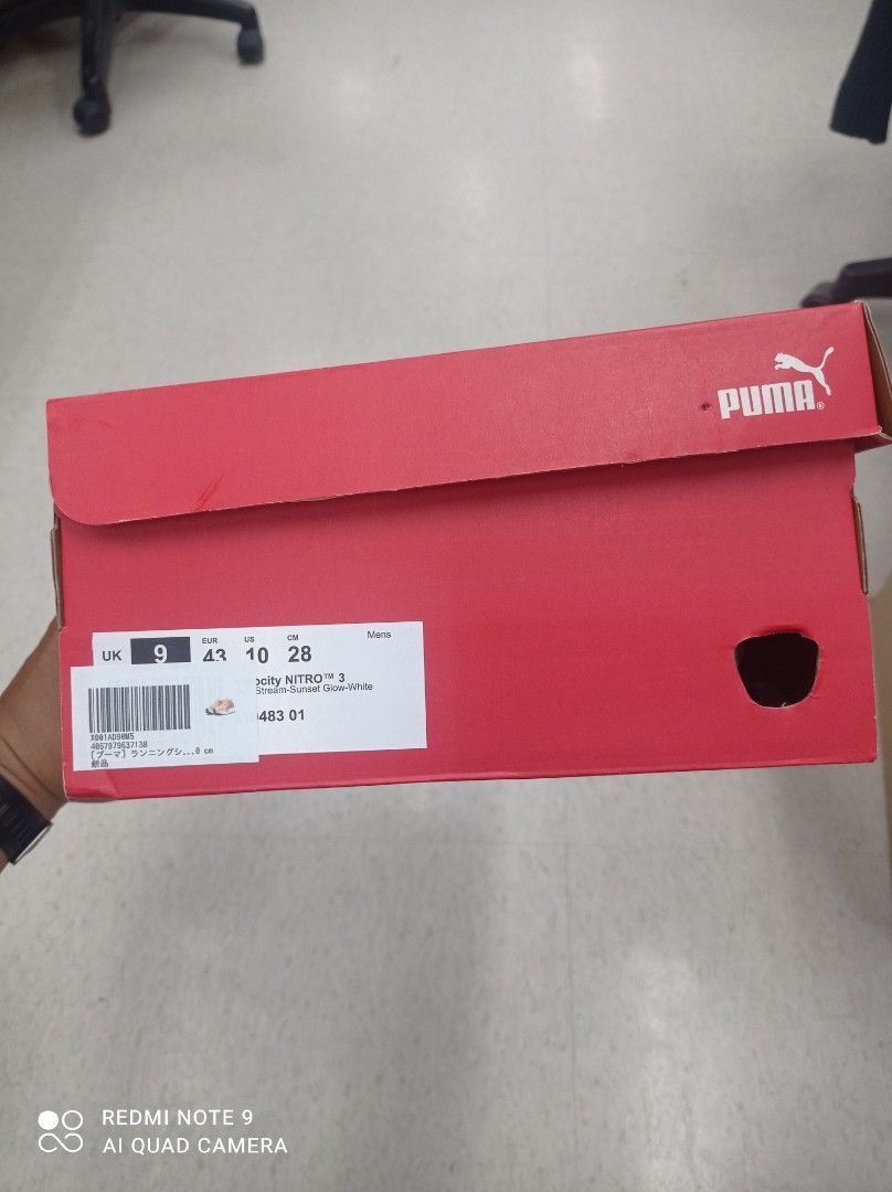 Puma velocity nitro 3 (Category: Sneakers) located in Caloocan City. Submitted by chinochino (Listing ID 1382635449, Image 1). Description: FS used for 5km run slightly nego rfs : change of plan.