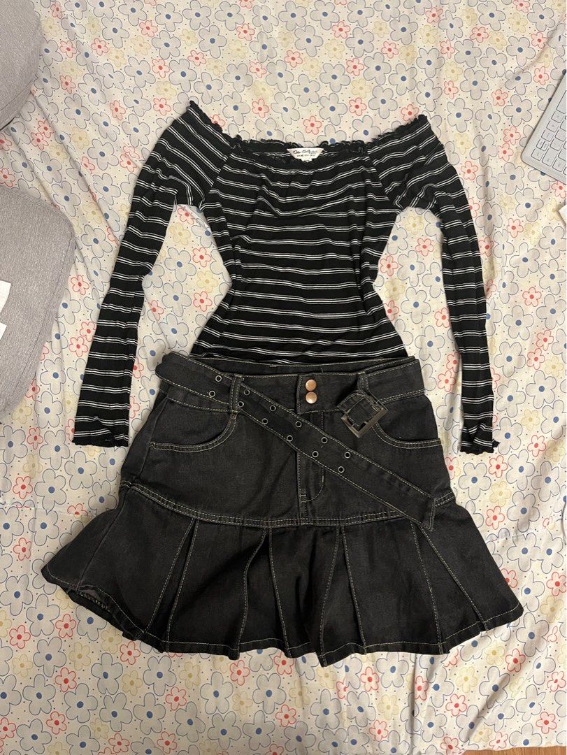 Punk Y2K Style Bundle Set (Category: Sets or Coordinates) located in Manila. Submitted by frankie.ie (Listing ID 1382648613, Image 1). Description: get both for 350! price is negotiable .