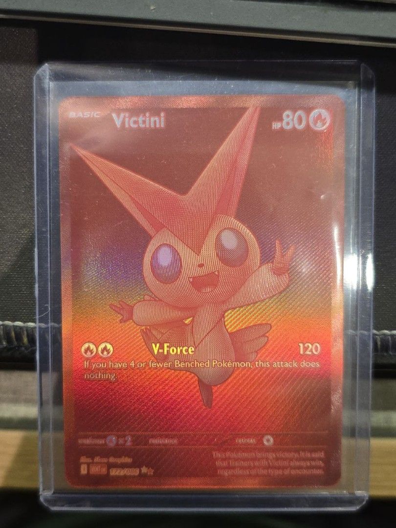 PSA 10 Red Victini BWR 172/086 [ENGLISH], Hobbies & Toys, Toys