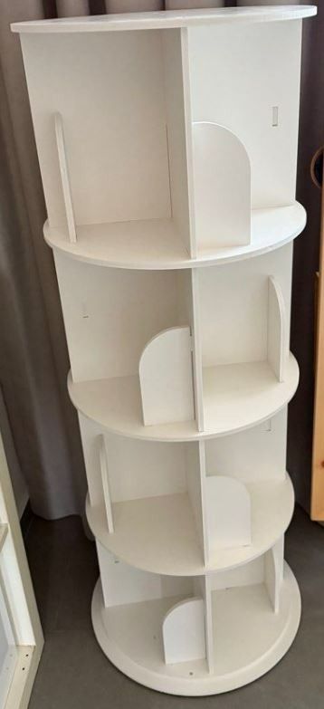 Rotation BOokshelf | Rotating Bookshelf Cabinet | Storage Shelf | Round ...