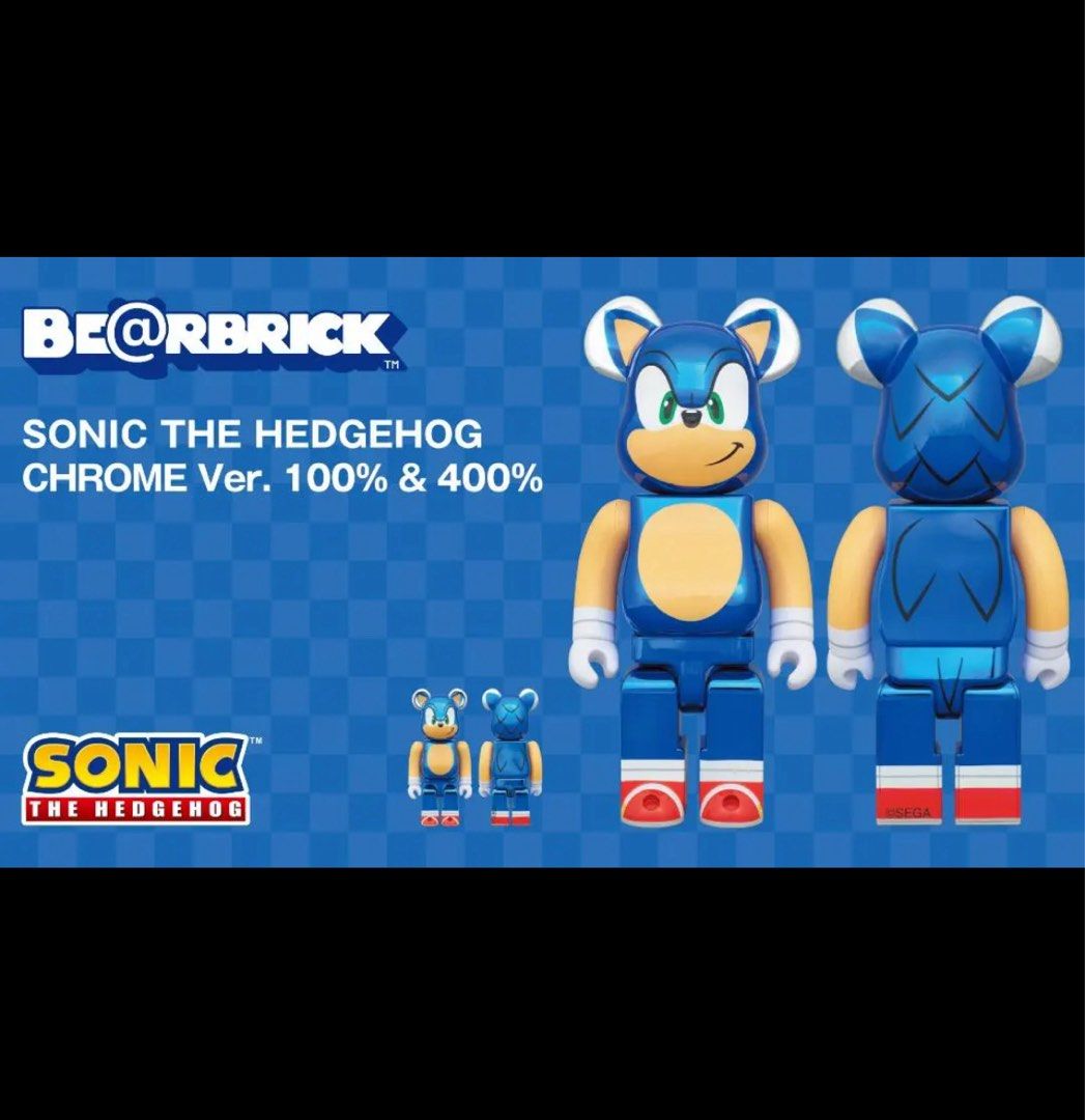 キャラクターグッズ SEGA - BE@RBRICK SONIC THE HEDGEHOG CHROME Ver. goods_230824_01_02.jpg