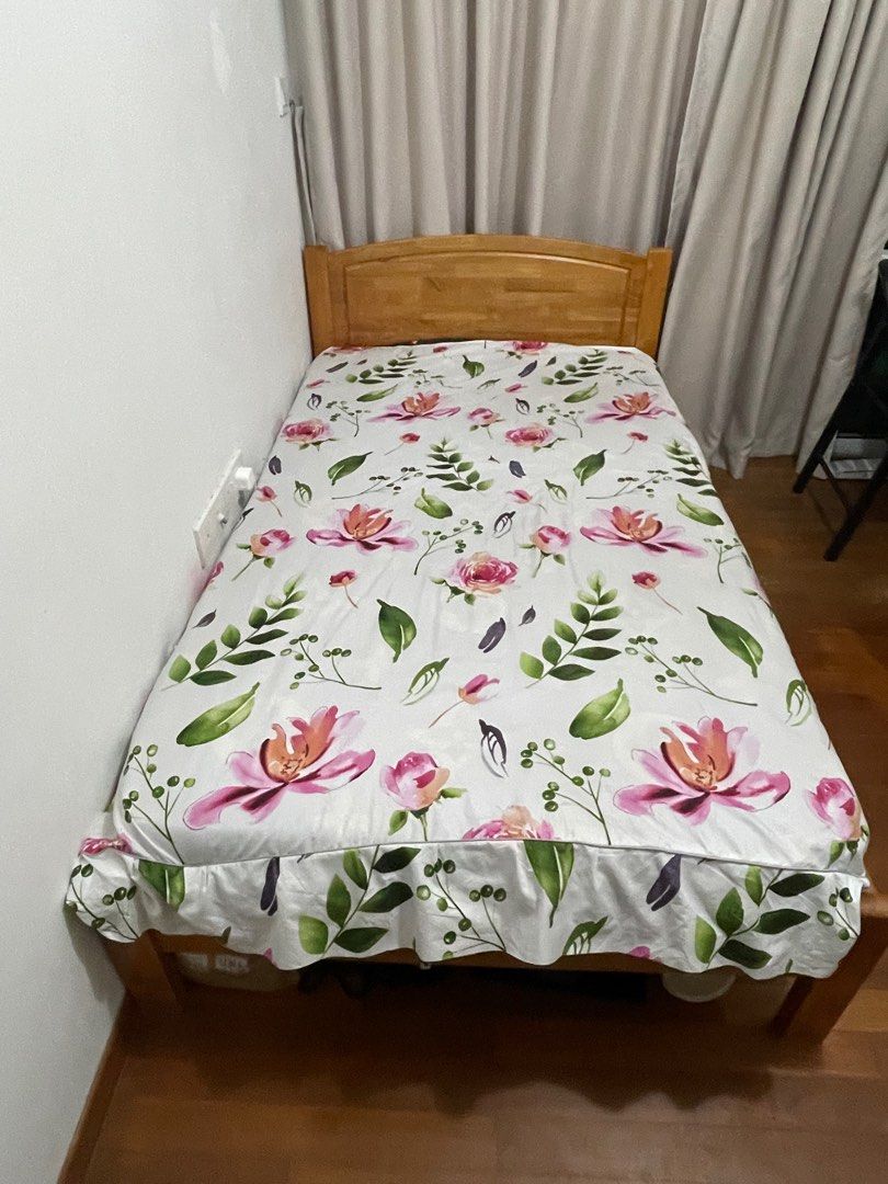 Super Single Bed Frame with Mattress