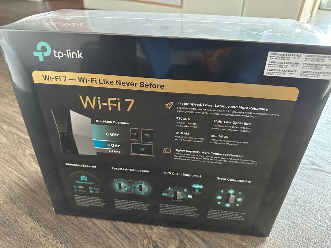 TP-Link BE19000 Tri-Band Wi-Fi 7 Router63202639319937112