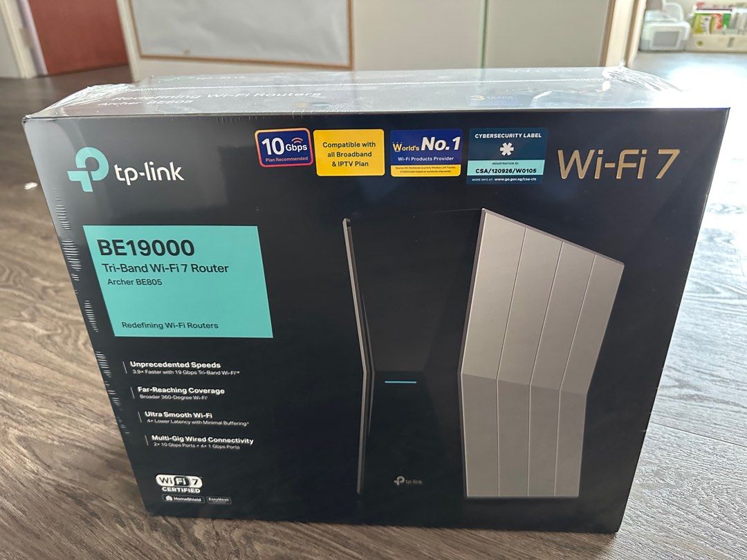 TP-Link BE19000 Tri-Band Wi-Fi 7 Router63202639319937110