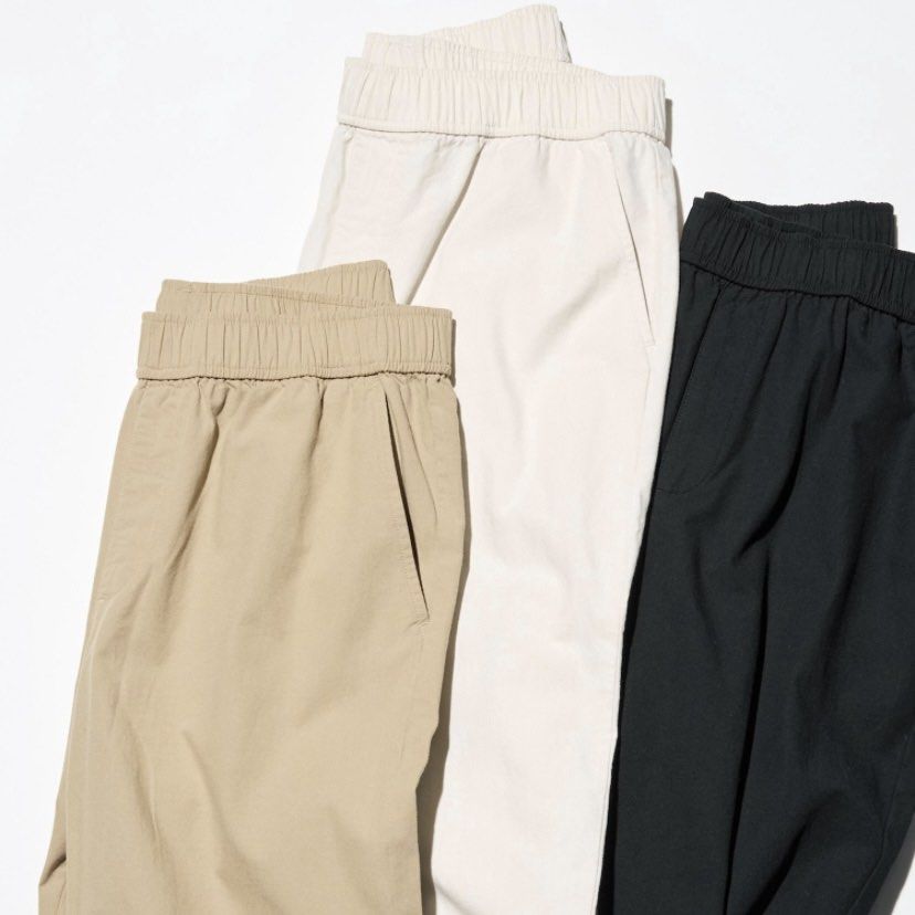 Uniqlo Relaxed Cotton Ankle Pants (Category: Other Bottoms) located in Malabon City. Submitted by a_closet (Listing ID 1382503791, Image 2). Description: Original price at 990 In Beige Color Medium Size.