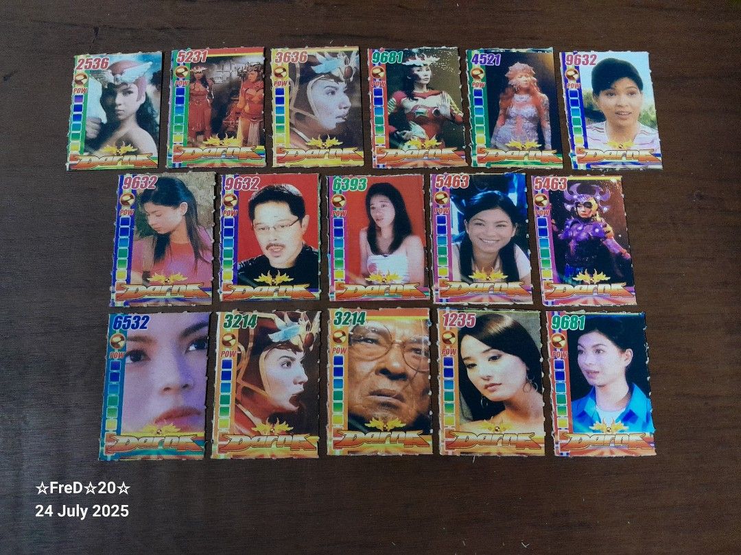 Vintage Darna Miniteks Cards (16pcs) (Category: Raw Singles) located in San Pablo. Submitted by fredambion (Listing ID 1382603439, Image 3). Description: *Please Take Time To Read Descriptions & Check The Photos *What You See Is What You Get *Vintage Darna Miniteks Cards *For Only 30 / 16pcspcs *Early 2000s / No Doubles *Like New to Well Used Condition *2nd Hand Condition *Good For Collection *Manage Your Expectation *Dont Offer If Your Not Willi