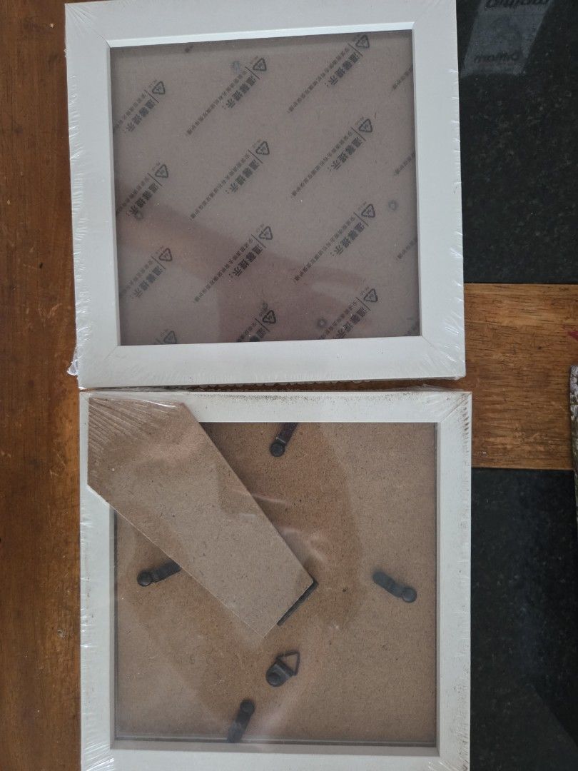 White Square Picture Frames - New