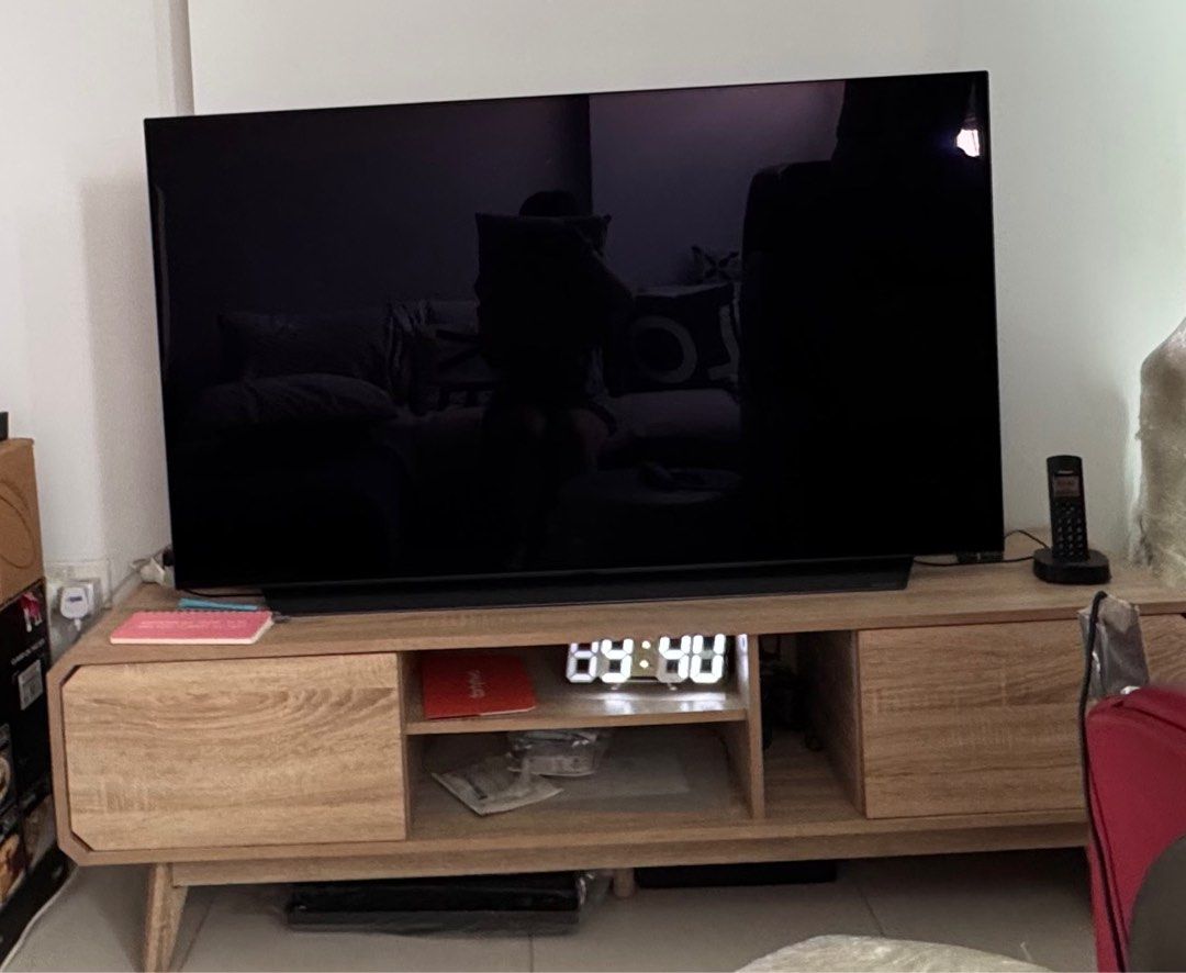 Wooden TV Console - Modern Design