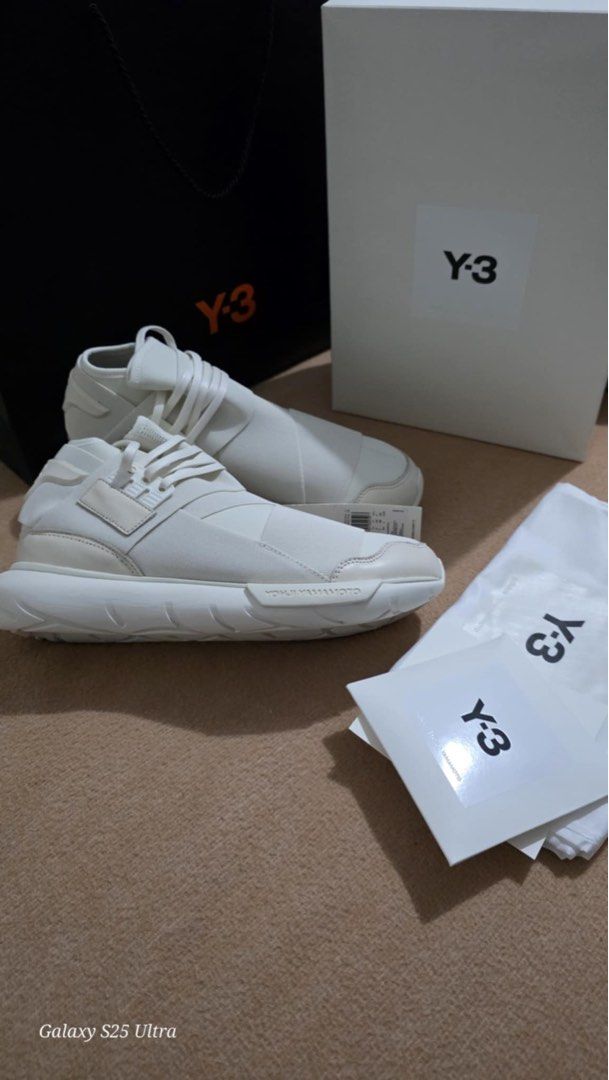 Y-3 x Adidas Qasa - Size 8M (Category: Sneakers) located in Plaridel. Submitted by ajeva28 (Listing ID 1382667569, Image 2). Description: Size 8 Men’s Regular fit Elastic straps Off white color Brand new and never used Willing to meet up around Malolos, Plaridel, Pulilan, Baliuag or San Rafael. PM for inquiries..