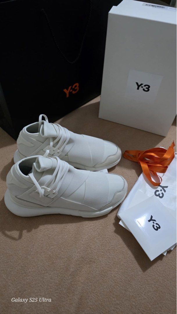 Y-3 x Adidas Qasa - Size 8M (Category: Sneakers) located in Plaridel. Submitted by ajeva28 (Listing ID 1382667569, Image 3). Description: Size 8 Men’s Regular fit Elastic straps Off white color Brand new and never used Willing to meet up around Malolos, Plaridel, Pulilan, Baliuag or San Rafael. PM for inquiries..