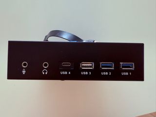 PC front panel 5.25” slot with USB2, USB3 Type-C, HD-Audio64196703841795110
