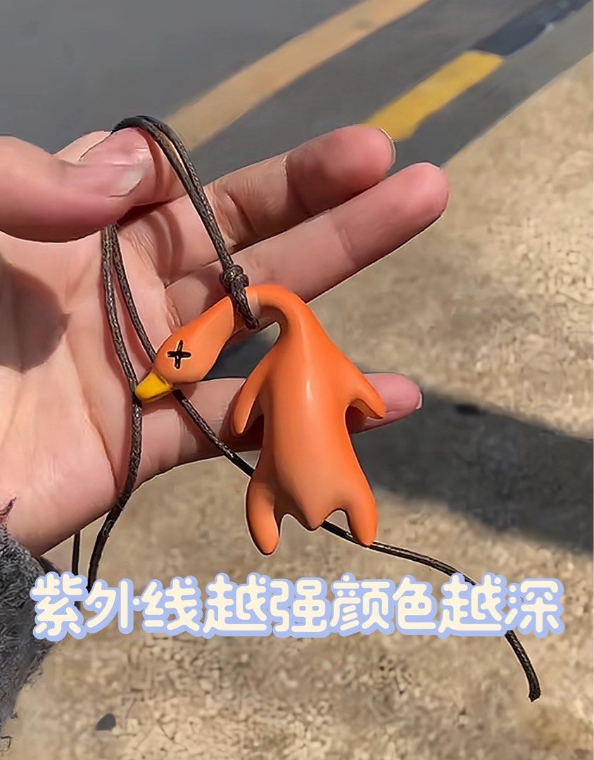 由 uiiiiuu (刊登 ID 1382746599，圖片 3) 提交，位於 新北市 (New Taipei) 的 變色烤鴨車內吊飾 (類別：汽機車零配件)，說明：掛在車內，車內溫度高就會變色～ 算是ㄧ種跟朋友開話題的趣味吊飾！。