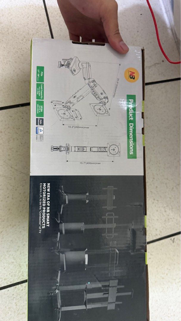 由 dax8110. (刊登 ID 1382748771，圖片 2) 提交，位於 桃園市 (Taoyuan) 的 螢幕支架 (類別：固定器及支架)，說明：nb的支架 黑色。