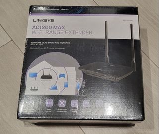 (清倉價) 全新 Linksys AC1200 Wifi Extender64227221427330110
