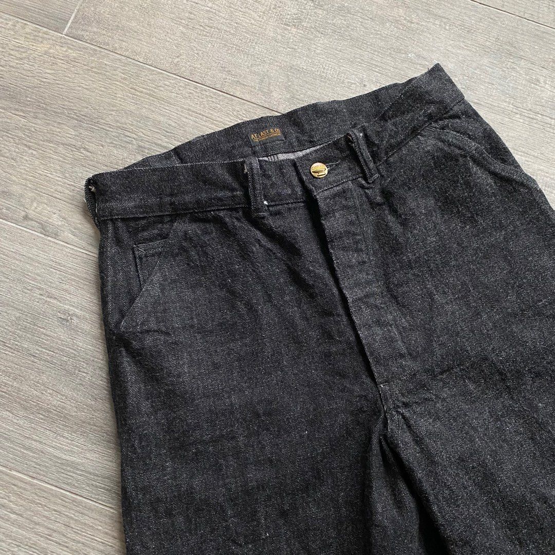 パンツ Atlast&co Black denim lot212 Atlast&co. LOT212 BLACK DENIM【フラッシャー付】 AT LAST & CO