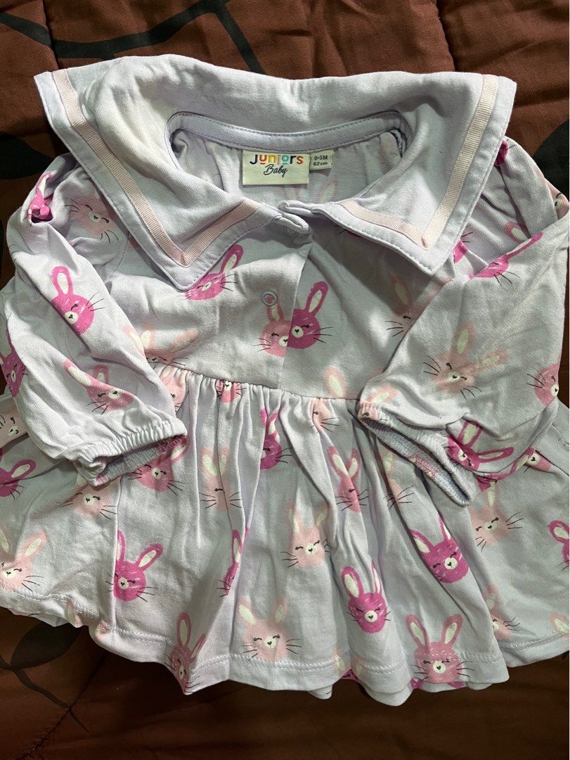 Babyshop dress (Category: Babies & Kids Fashion) located in Cheras. Submitted by aishi_sarang (Listing ID 1382754622, Image 2). Description: Babyshop dress 0-3m Dress purple.
