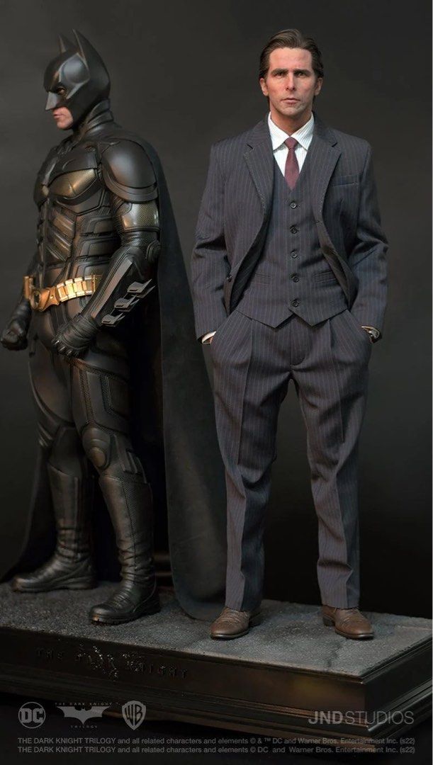 BATMAN & BRUCE WAYNE (THE DARK KNIGHT / CHRISTIAN BALE) [JND STUDIOS] 1/3 SCALE STATUE (Category: Figurines & Statues) located in Marilao. Submitted by yoloy_ (Listing ID 1382801310, Image 3). Description: 🐰Hype Buy 🔥WTS / FOR SALE 🛒 BATMAN & BRUCE WAYNE (THE DARK KNIGHT / CHRISTIAN BALE) [JND STUDIOS] 1/3 SCALE STATUE 🔎 BACK IN BOX 💸 219,999 🚚SHIPPING via THIRD PARTY COURIERS (Book at your own expense and risks) #hypebuy #hypetoys #hottoys