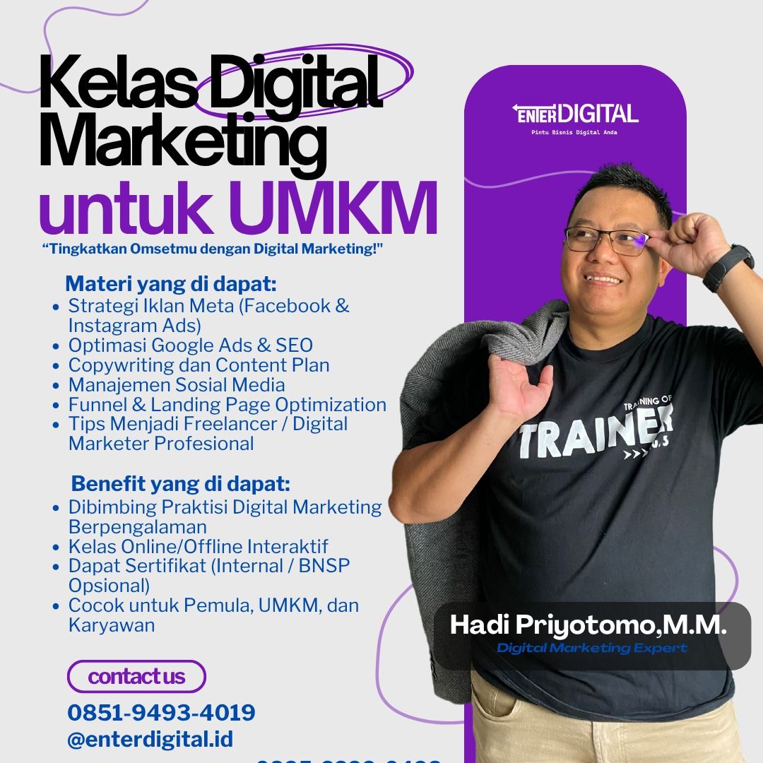 BERSERTIFIKAT! WA 0851-9493-4019 , Pelatihan Digital Marketing Bagi Pelaku Umkm Menuju Bisnis Online Bekasi (Kategori: Furnitur Antik) berada di Jakarta Barat. Dikirim oleh nadiaveron55887 (ID iklan 1382748234, Gambar 1). Deskripsi: BERSERTIFIKAT! , Pelatihan Digital Marketing Bagi Pelaku Umkm Menuju Bisnis Online Bekasi Pelatihan Digital Marketing Bagi Pelaku Umkm Menuju Bisnis Online Bekasi, Pelatihan Digital Marketing Bagi Pelaku Umkm Menuju B