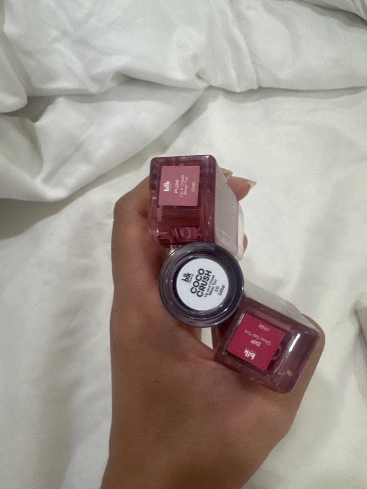 BLK lip tint bundle swatched (Category: Makeup) located in Quezon City. Submitted by destashingmycloset (Listing ID 1382703108, Image 2). Description: .