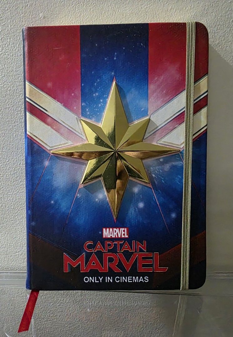 Captain Marvel Journal Notebook (Official Premiere Giveaway) (Category: Stationery & School Supplies) located in Makati City. Submitted by code_blue (Listing ID 1382767703, Image 3). Description: PM for inquiries or Offers, thank you!.