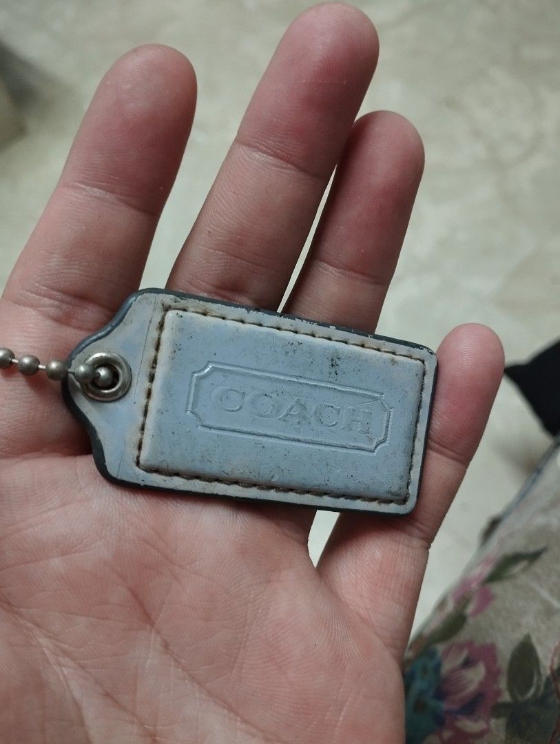 Coach Light Blue Hang Tag Accessory (Category: Luxury Bags & Wallets) located in Manila. Submitted by maxxxxxxxxxxxx (Listing ID 1382798053, Image 2). Description: for sale authentic coach hang tag Light Blue authentic perfect for your coach baggy.