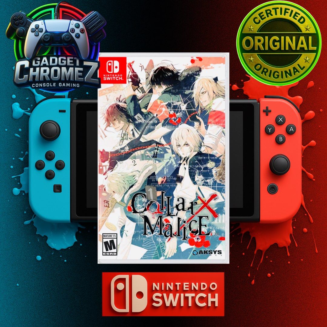 Collar X Malice | Nintendo Switch Game | BRANDNEW (Category: Nintendo) located in San Jose del Monte. Submitted by gadget_chromez (Listing ID 1065897096, Image 1). Description: COLLAR X MALICE BRANDNEW / SEALED Physical Cart. Safely packed with 2 layers of thick bubble wrap for maximum protection upon shipping out..