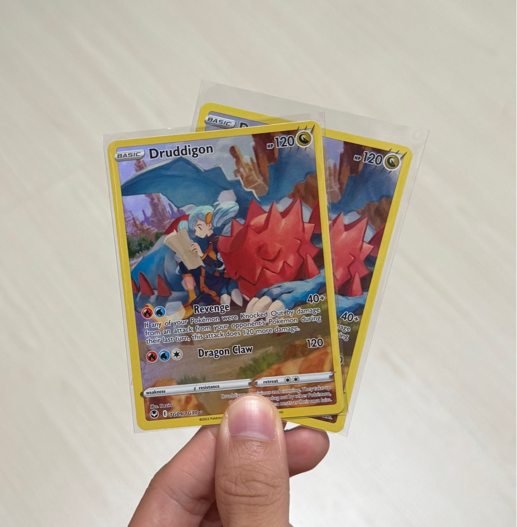 Druddigon TG Trainer Gallery Silver Tempest Pokemon TCG TG09/TG30 ...