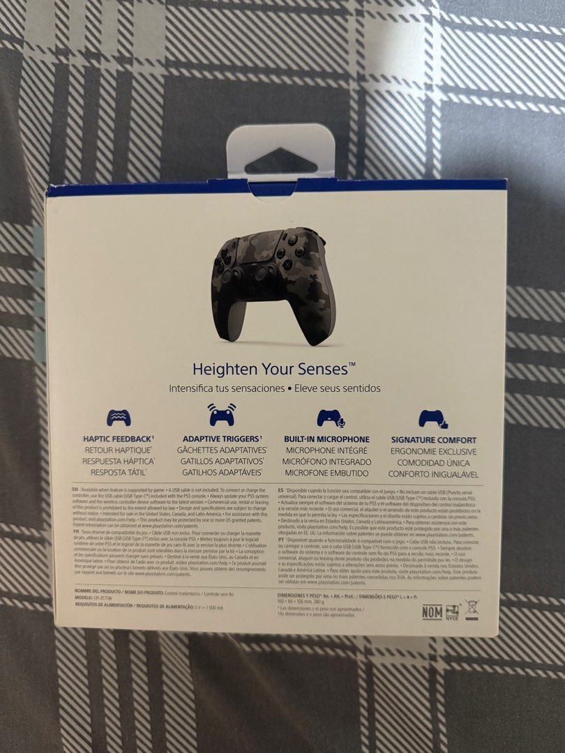 Dual Sense 5 controller (CAMO) - PS5 (Category: Controllers) located in Manila. Submitted by carlo_pineda (Listing ID 1382873647, Image 2). Description: Dual Sense 5 controller (CAMO) - PS5 camo - ₱4,500 brand new (4,590 srp) bought: July 24, 2025 condition: brand new complete w/receipt complete w/box rfs: extra controller meetup around: abad santos, sm san lazaro, sm grand central, sm valenzuela lalamove/grab is okay at buyer's expense.