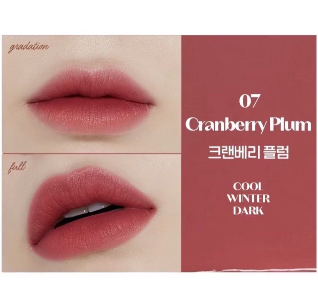 由 illo_363 (刊登 ID 1382847712，圖片 1) 提交，位於 高雄市 (Kaohsiung) 的 ［ETUDE HOUSE］ Fixing Tint 膜幻濾鏡透感唇霧（水霧唇釉）07 (類別：唇部彩妝、保養)，說明：僅試色。