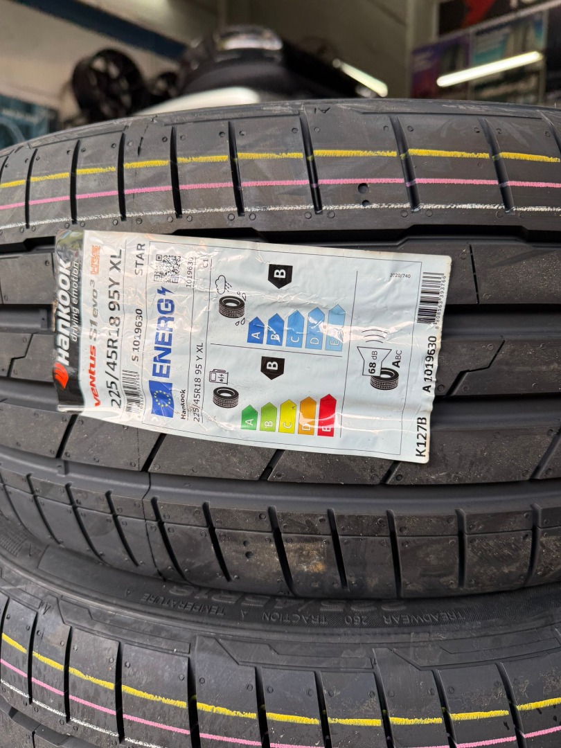 Hankook Ventus Evo 2/3, K117/ K127/ K137, Car Accessories, Tyres & Rims ...