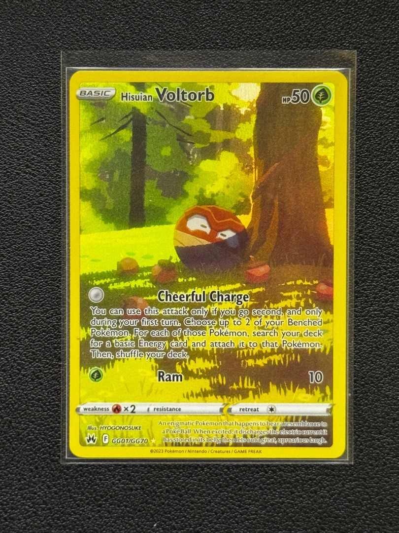 Coffret 10 Cartes Pokémon Voltorbe De Hisui - Collection Ultraboost, Cartes Françaises