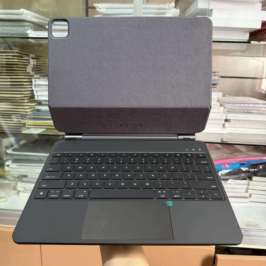 iPad Pro 13 2024 Magic Keyboard Case Magnetic Goojodoq Bluetooth 3rd Version (Category: Cases & Sleeves) located in Quezon City. Submitted by rcstny (Listing ID 1382784143, Image 1). Description: iPad Pro 13 2024 Magic Keyboard Case Magnetic Goojodoq Bluetooth 3rd Version ₱4500 - Built-in Trackpad - Magnetic Holder: With a free-floating design - Front and Back Protection - Backlit Keys: on/off (7 colors) - USB-C Rechargeable Keyboard - Silent and