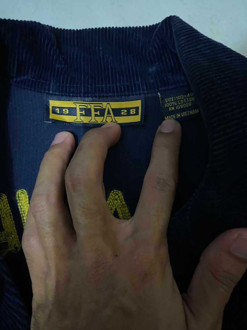 Jacket FFA (Category: Coats, Jackets and Outerwear) located in Parit Raja. Submitted by azimabdrasid (Listing ID 1382869107, Image 3). Description: Vintage FFA , Item rare , condition refer gambar , nego pm tepi , colour pekat lagi .