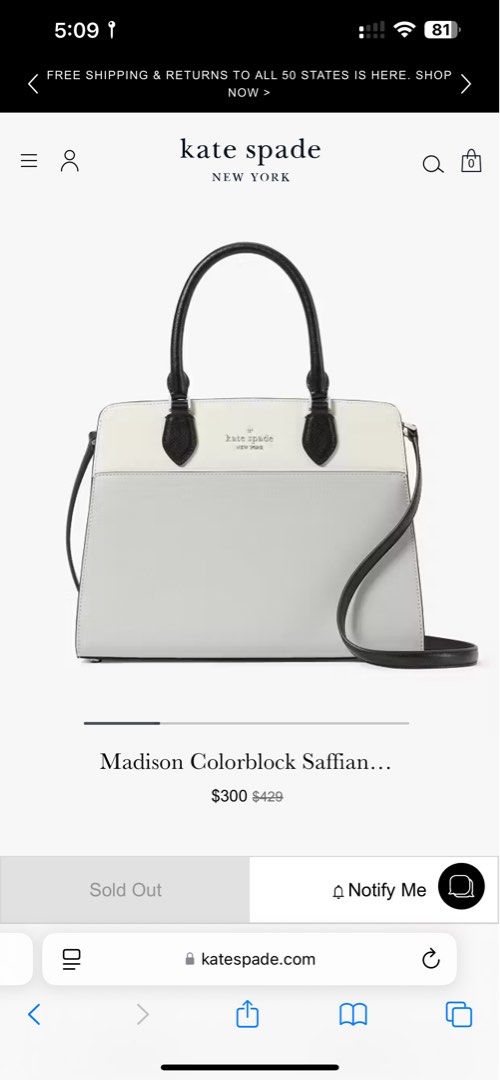 Kate Spade Madison Colorblock Saffiano (Category: Luxury Bags & Wallets) located in Taguig. Submitted by kfabro (Listing ID 1382871729, Image 2). Description: Rarely use kasi di po masyado mahilig sa ganitong type of bag Came from Canada.