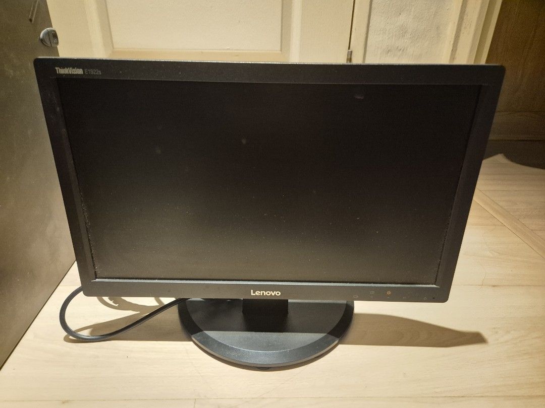Lenovo Monitor, Logitech Keyboard, and Asus Desktop PC63202119643266112