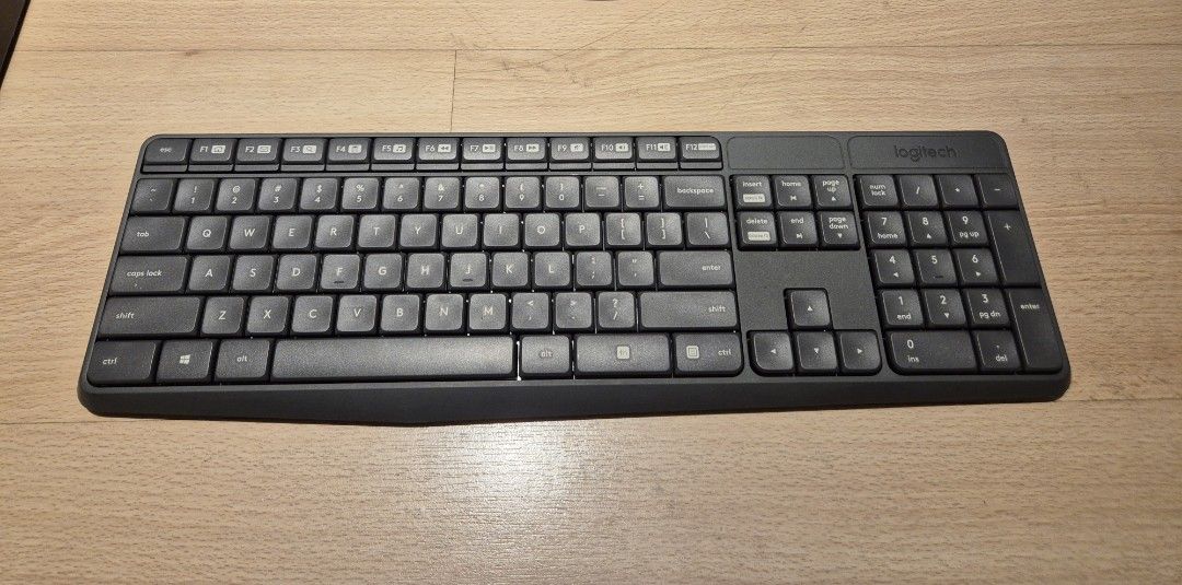 Lenovo Monitor, Logitech Keyboard, and Asus Desktop PC63202119643266113