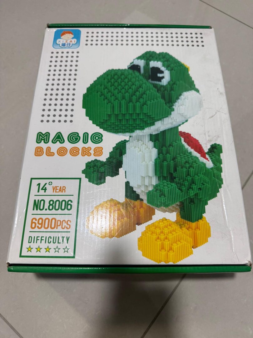 Magic Blocks Yoshi Building Block Set, Hobbies & Toys, Toys & Games on ...