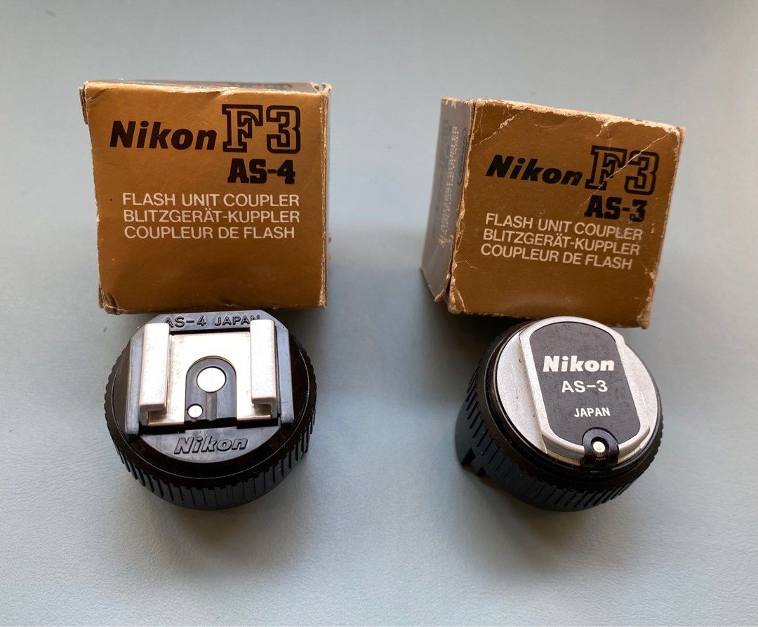Nikon F3 AS-3及AS-4配件for Nikon F3機用每一個：$350, 攝影