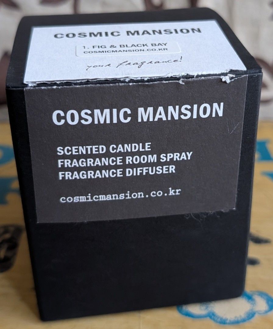 由 qzy8653 (刊登 ID 1382833671，圖片 1) 提交，位於 高雄市 (Kaohsiung) 的 NO:2625#COSMIC MANSION無花果與黑莓蠟燭 (類別：居家香薰)，說明：商品皆為實體拍照，品相/內容物如實圖所示。