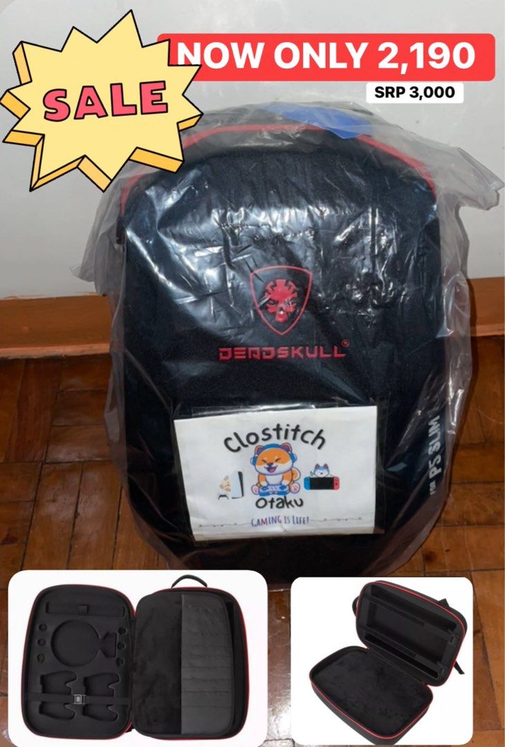PS5 Slim Bag Deadskull Sale! (Category: Cases & Covers) located in Quezon City. Submitted by clostitchotaku100 (Listing ID 1382709440, Image 1). Description: ☑️Brand New ☑️Sealed ☑️ 100% Original ☑️Payment Methods: COD(2k max), Gcash, BPI ☑️Shipping via lala move. Buyer’s Expense ☑️ Location: Wilsonville Subdivision Project 6, Culiat Quezon City ☑️Fb Main marketplace: Clostitch Otaku.