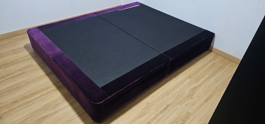 Queen size bed frame with storage65075083630211111